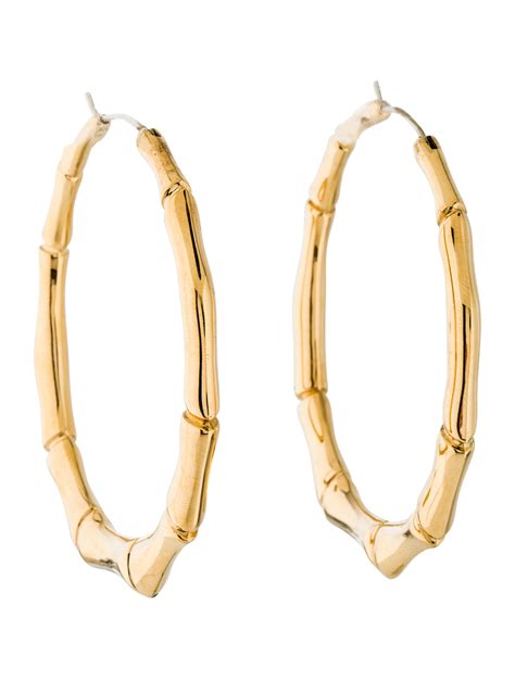 gucci bamboo earrings|gucci multi stone earrings.